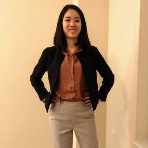 PETITE PEARLIZED BUTTON DOUBLEWEAVE JACKET